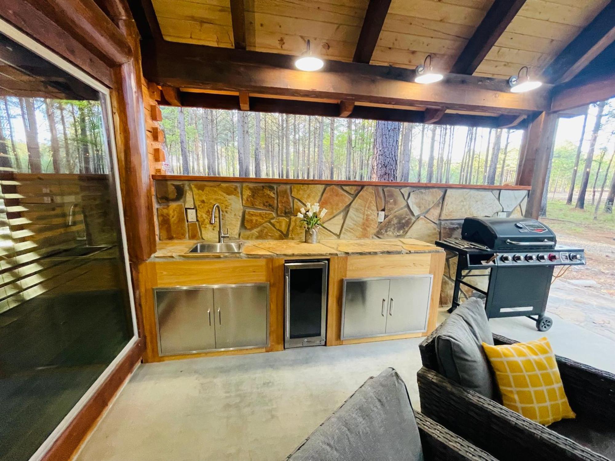Wolf Creek Luxury Cabin Брокен-Боу Экстерьер фото