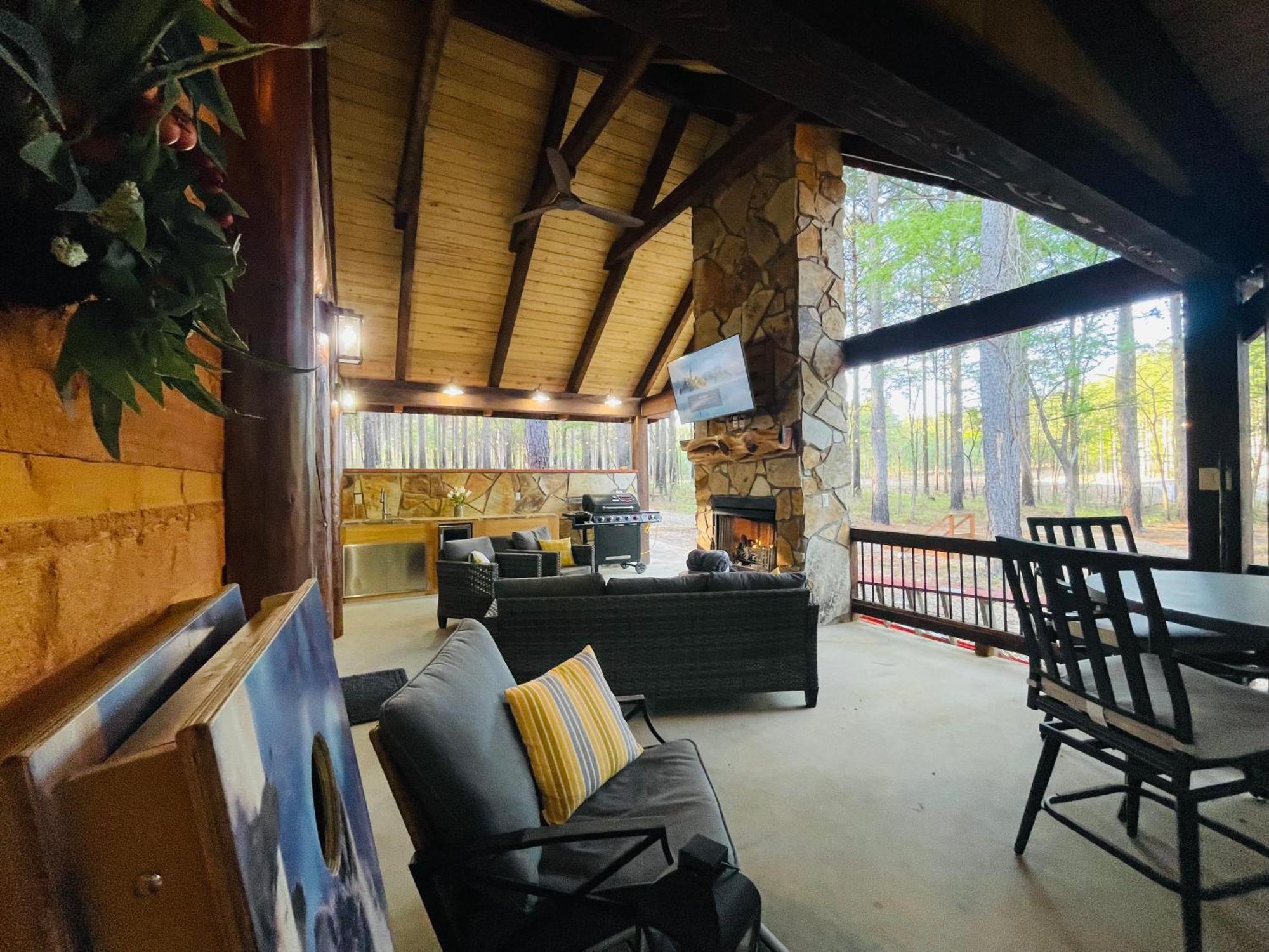Wolf Creek Luxury Cabin Брокен-Боу Экстерьер фото